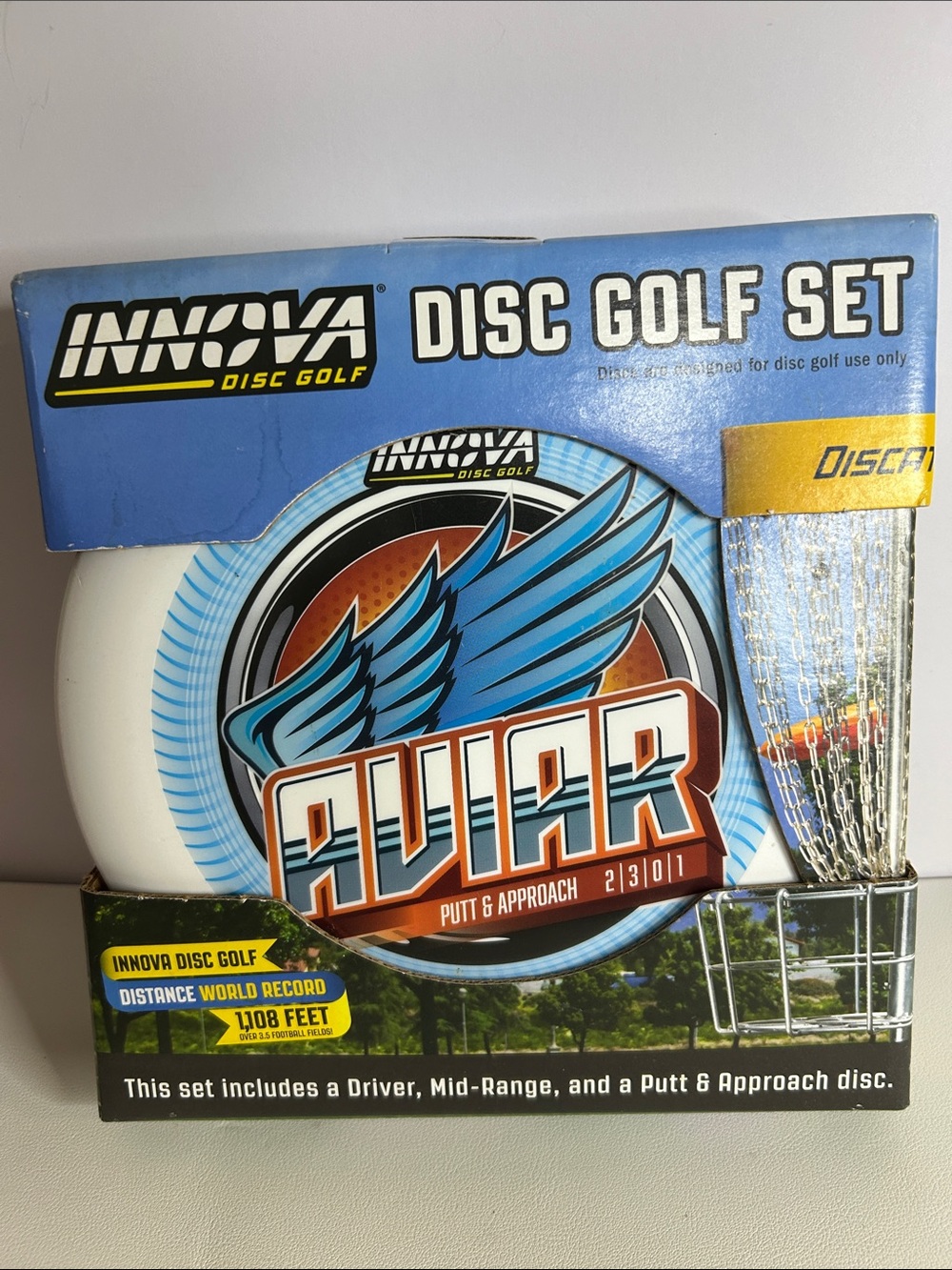 NEW Innova Disc Golf 3 Disc Starter Set Leopard Shark Aviar